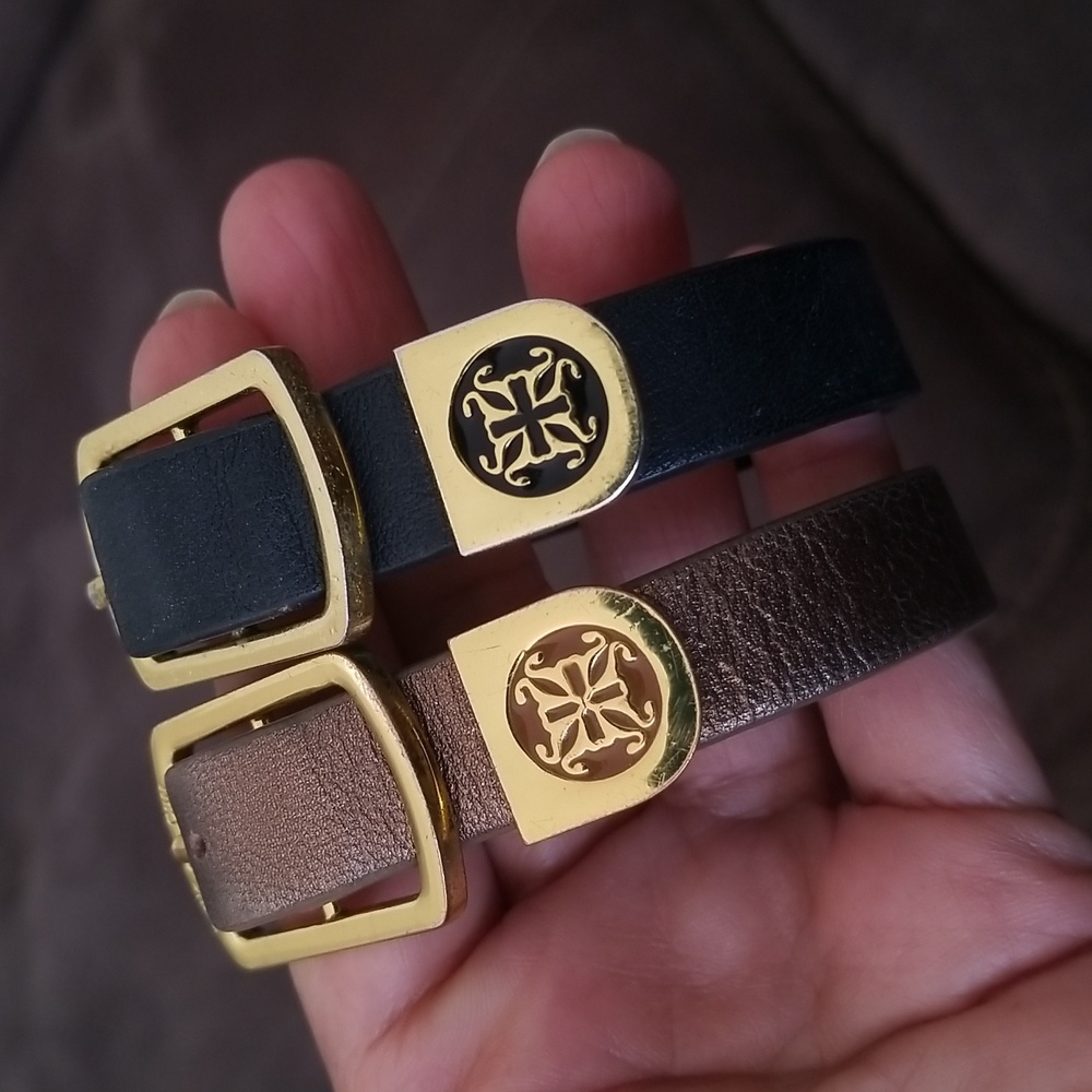 🔥FINAL SALE 🔥Rustic Cuff One Black One Brown